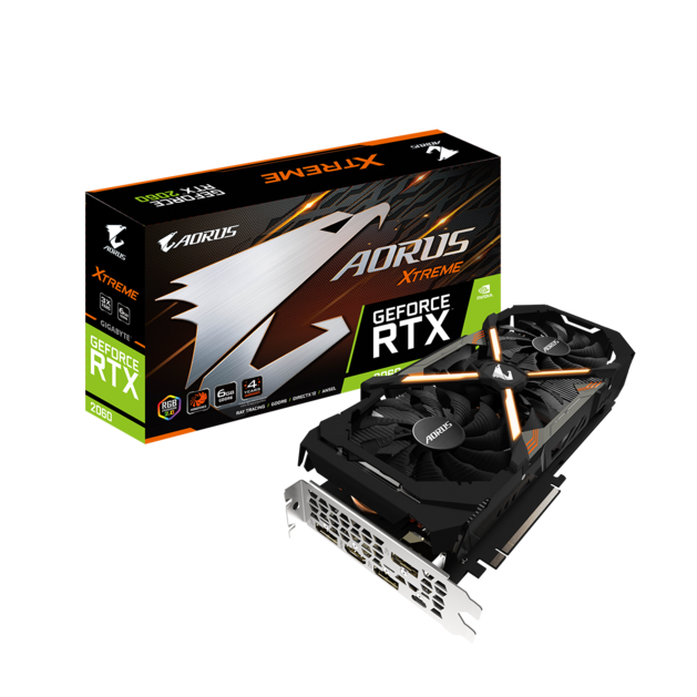 Видеокарта Aorus GeForce RTX 2060 Xtreme oc 6G, в наличии, совершенно новая