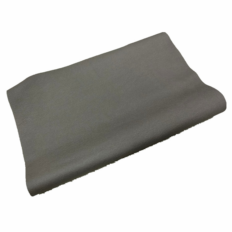 Embossed pig skin PU leather for shoes lining use Non-woven backing shoes lining material with cheaper price