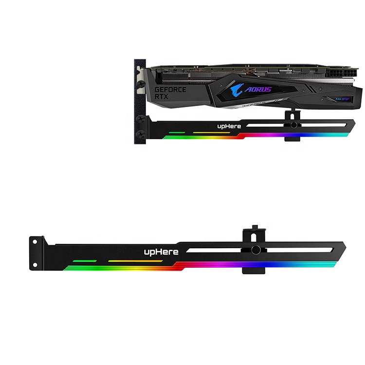 Горячая Распродажа, кронштейн для графического процессора RGB, защитный держатель для графического процессора