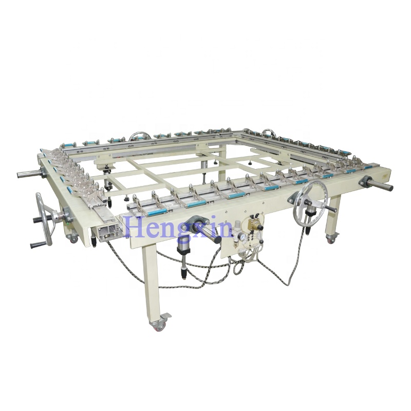 mesh screen plate silk screen stretching machine