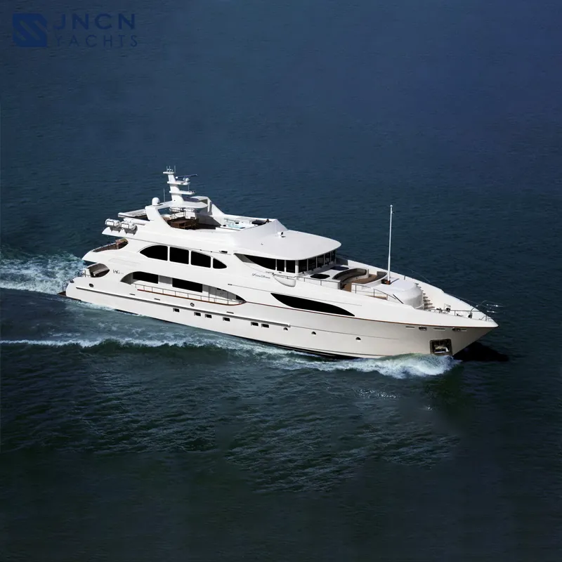 JNCN 127ft(40m) Fiberglass Sport Yacht made in China speed boat fishing boat fiberglass yacht