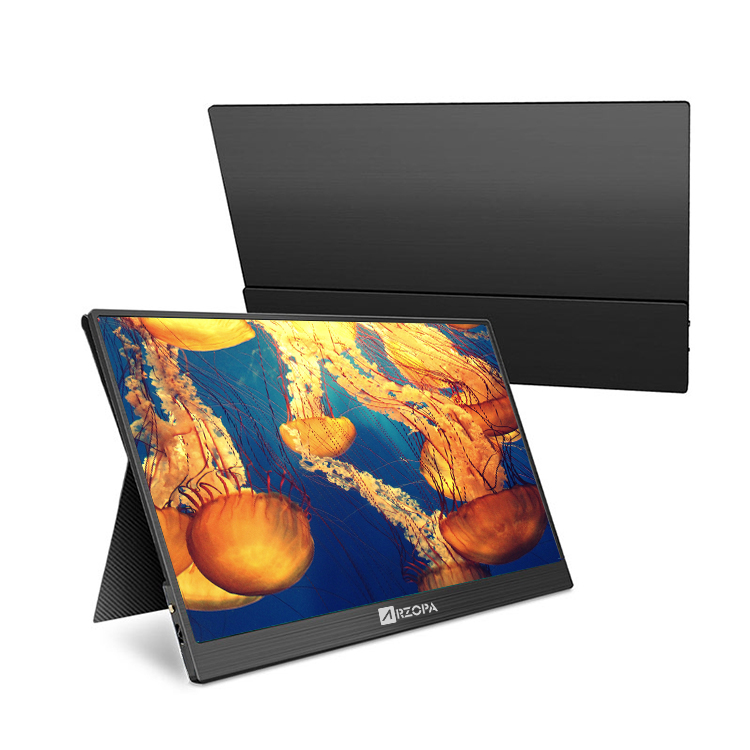 15,6 дюймов 1080p IPS draagbare игровой монитор 4K met luidsprekerondersteuning HDR Freesync en 13,3 16,1 17,3 дюйма