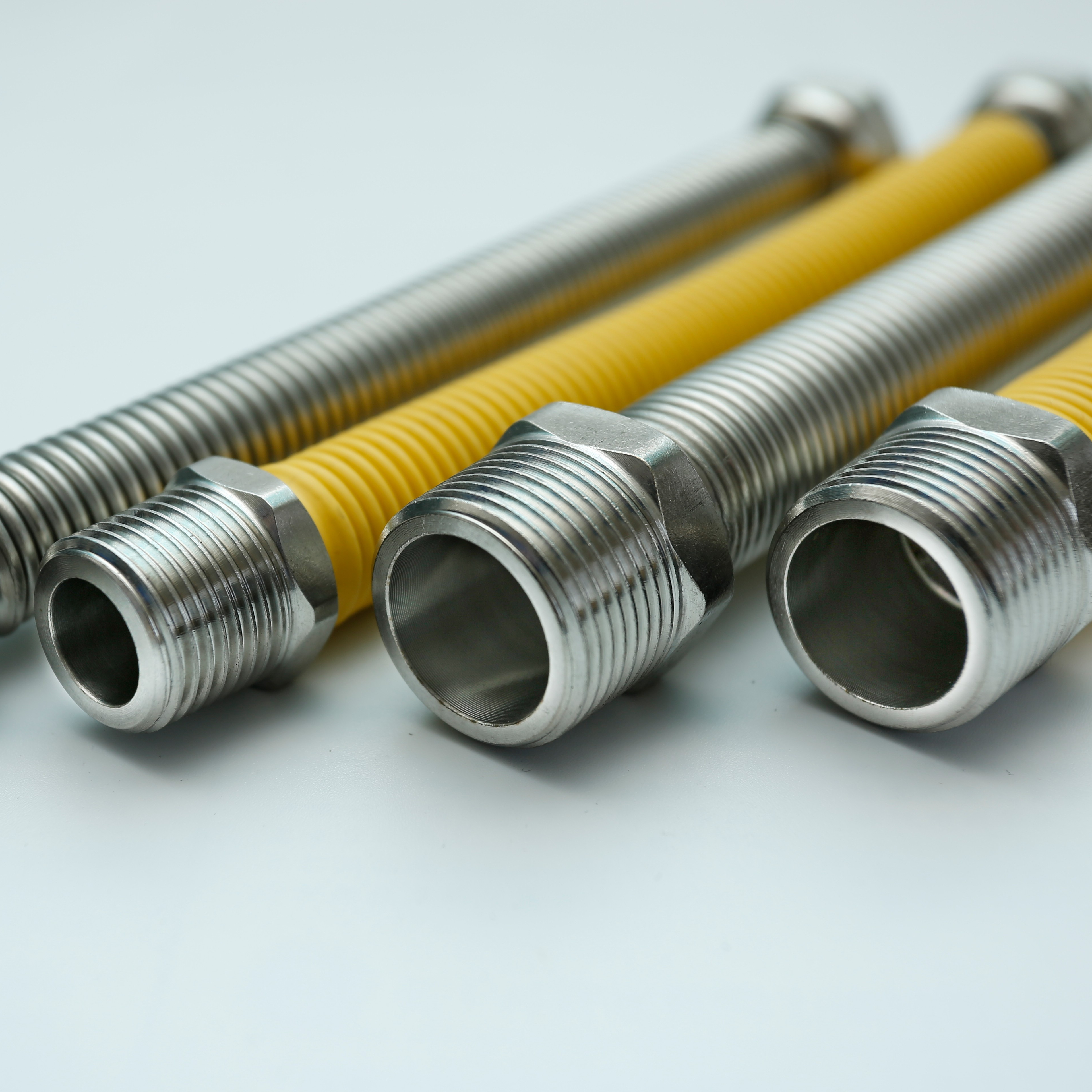 High quality extensible 1/2" 3/4" AISI304 3I6L stainless steel steam flexible metal hose for fireplace stove