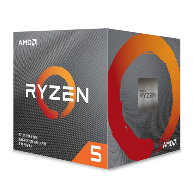 AMD Ryzen5 3600X (r5)7nm 6Nuclear12Thread 3,8 ГГц 95 Вт AM4 boxedcpusupport boardB450 \ X470 \ X570