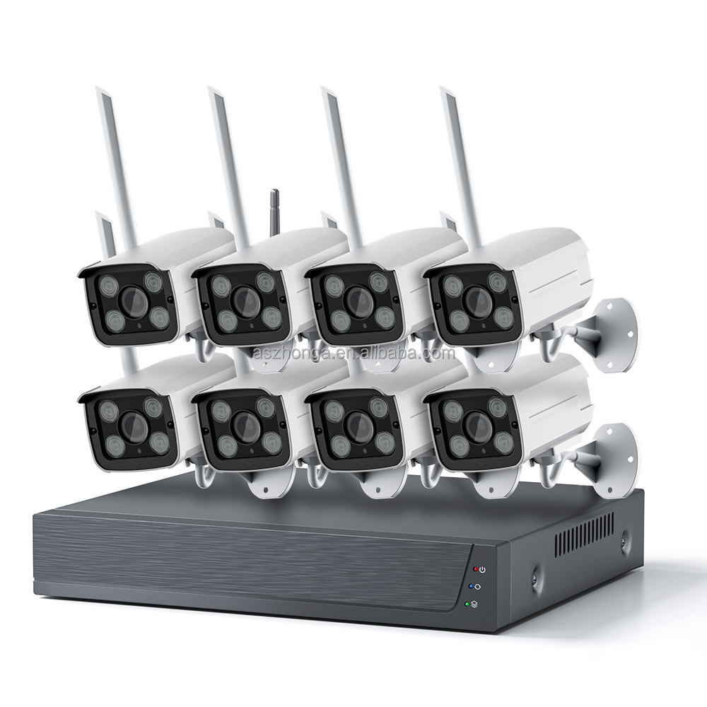 Система наружного видеонаблюдения Tuya Smart Home, 8 каналов, 1080P, 3 Мп, 5 МП, NVR, Wi-Fi
