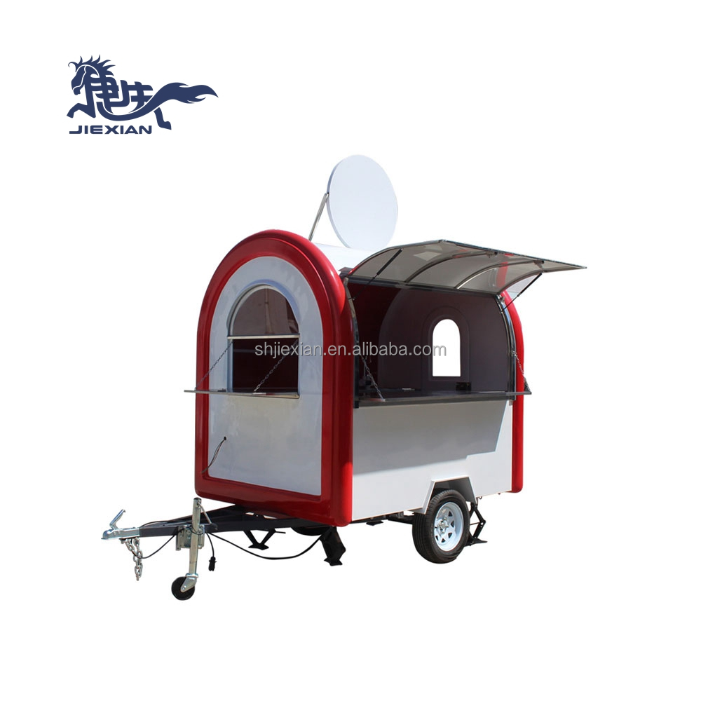 JX-FR220B Fast food lunch counter outdoor mobile kitchen carte d'or ice cream