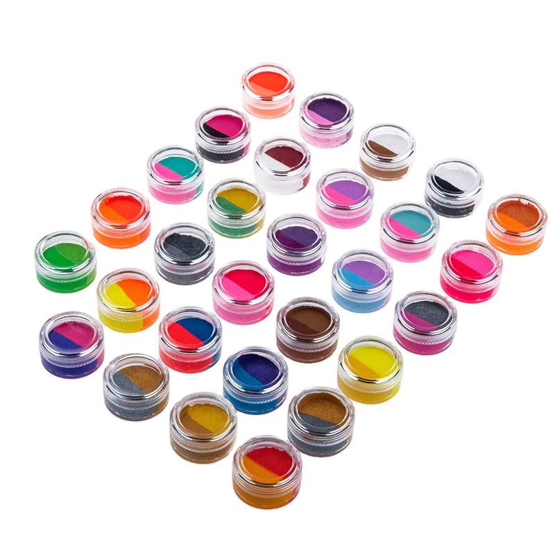Time limited offers low prices products Professional Easy Non-toxic Body Paint Makeup double Colors hot sale Face Painting