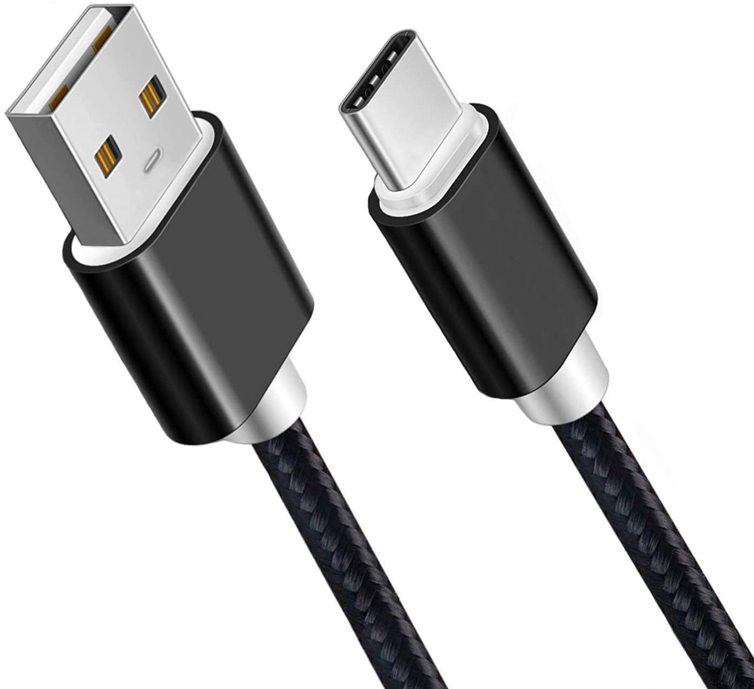 Qiyu, оптовая продажа, кабель для быстрой зарядки типа C, 2,4 A, USB кабель для зарядки, нейлоновый кабель для передачи данных Type-C для мобильного телефона Android