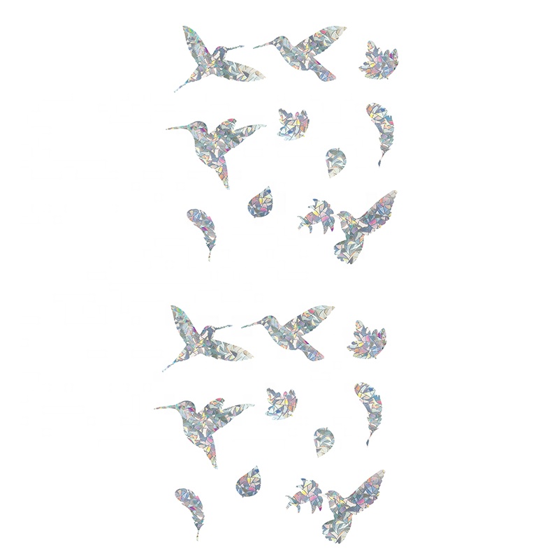 Rainbow Window Cling Sticker Custom Rainbow Window Decal Window Decals Glass Alert Stickers Prevent Bird Strikers for Home