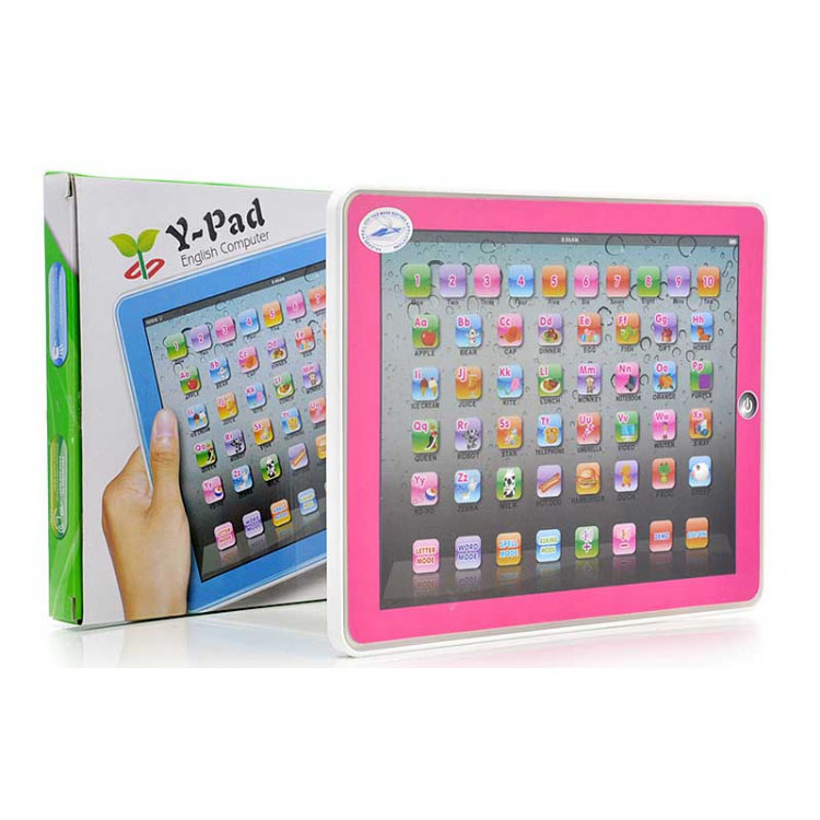 Children's Educational Tablet for ABC Teaching Intelligent English & Science Machine Learning Kids' Laptop & Toys Box Packaging