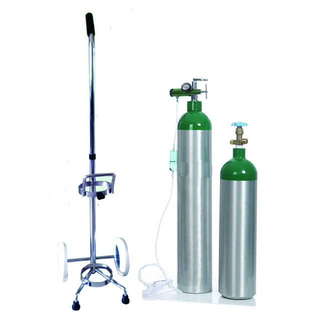 Aluminum oxygen cylinder MD ,ME SIZE for medical with ISO standard