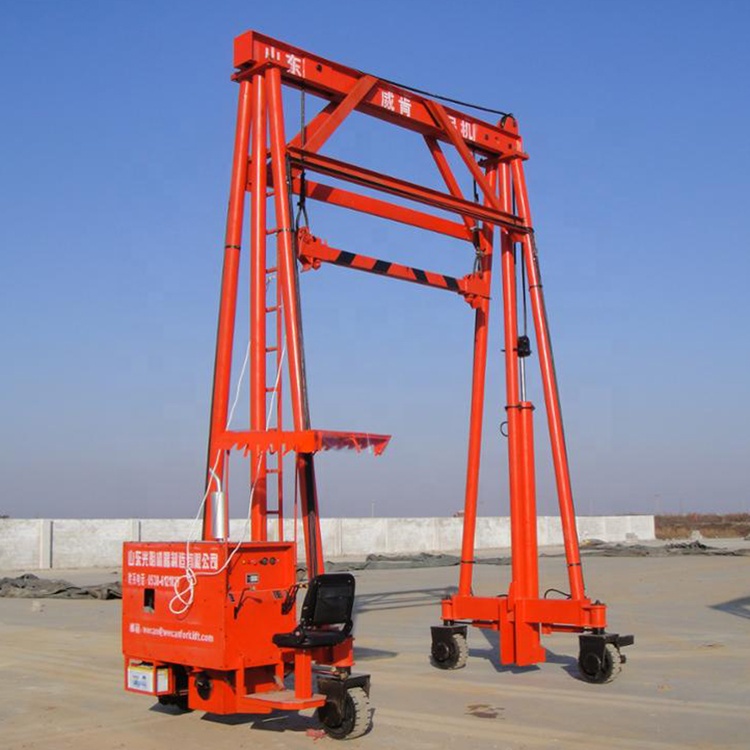 40 тонн тяжелый козловой контейнерный кран Wecan JD400 коготь кран машина