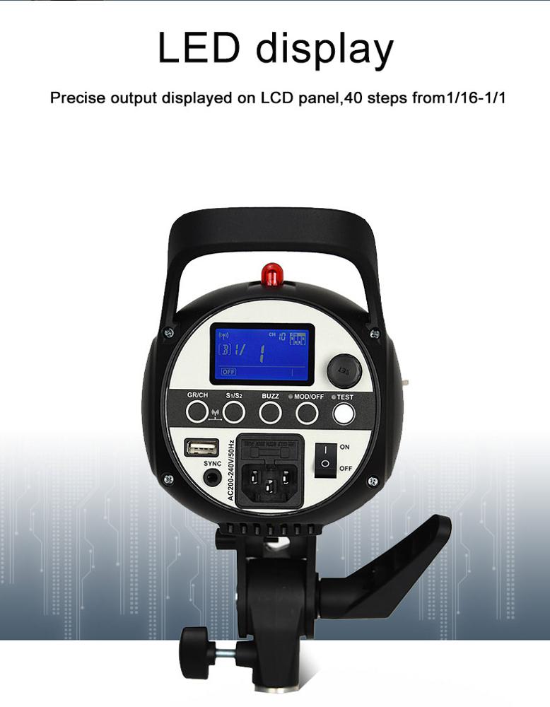 Вспышка Godox SK400II 400W Studio Strobe Power 5600K Max GN65