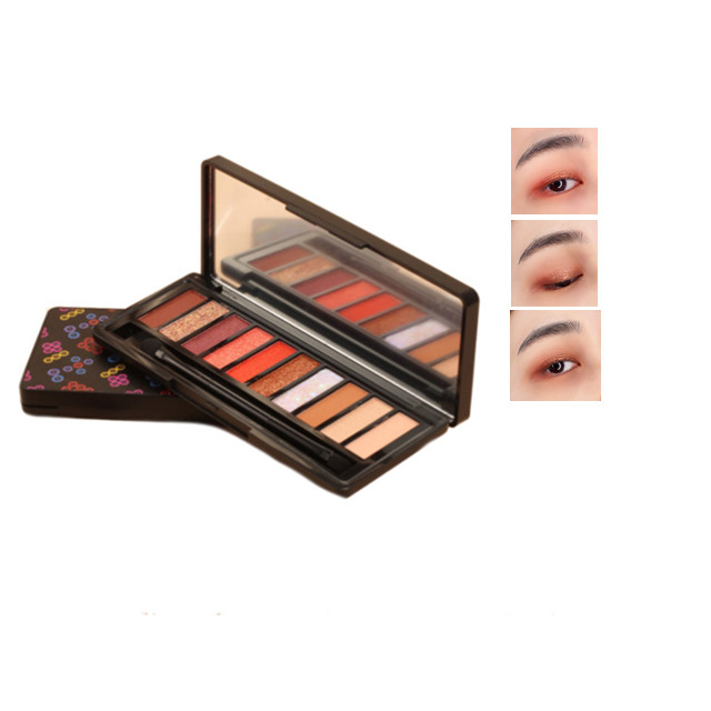 New Arrived nude eyeshadow makup private label pigmented eye shadow Metalic high quality vegan Eyeshadow set