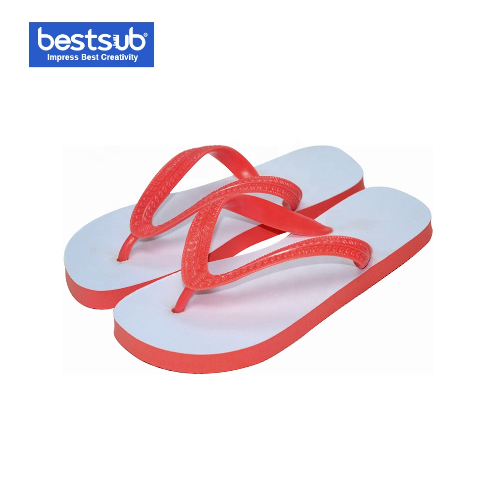 BestSub Wholesale Customized Sublimation Blanks Child Sublimation Lead Free Flip Flops for Personalizing and Gifts (TX04)