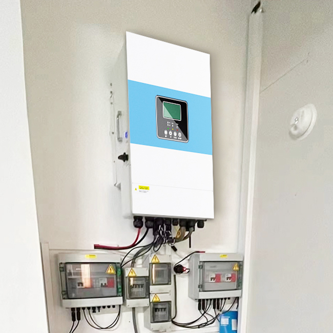 Banqcn 3500W Wall-mounted Hybrid Solar Home Energy Storage Power Supply 24V 100Ah Inverter