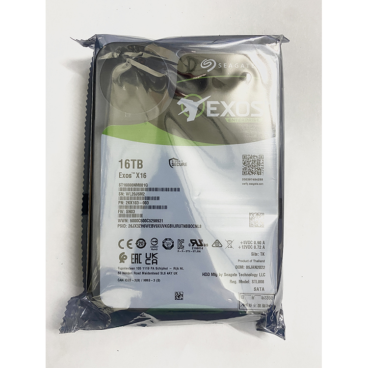 Жесткие диски ST16000NM001G, 16 ТБ SATA, 7,2 K, 3,5 дюйма, хорошие продажи