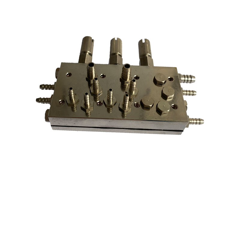 China Manufacturer Dental Unit Accessory Spare Part Steel Triple Diaphragm Valve for Water and Air Switch