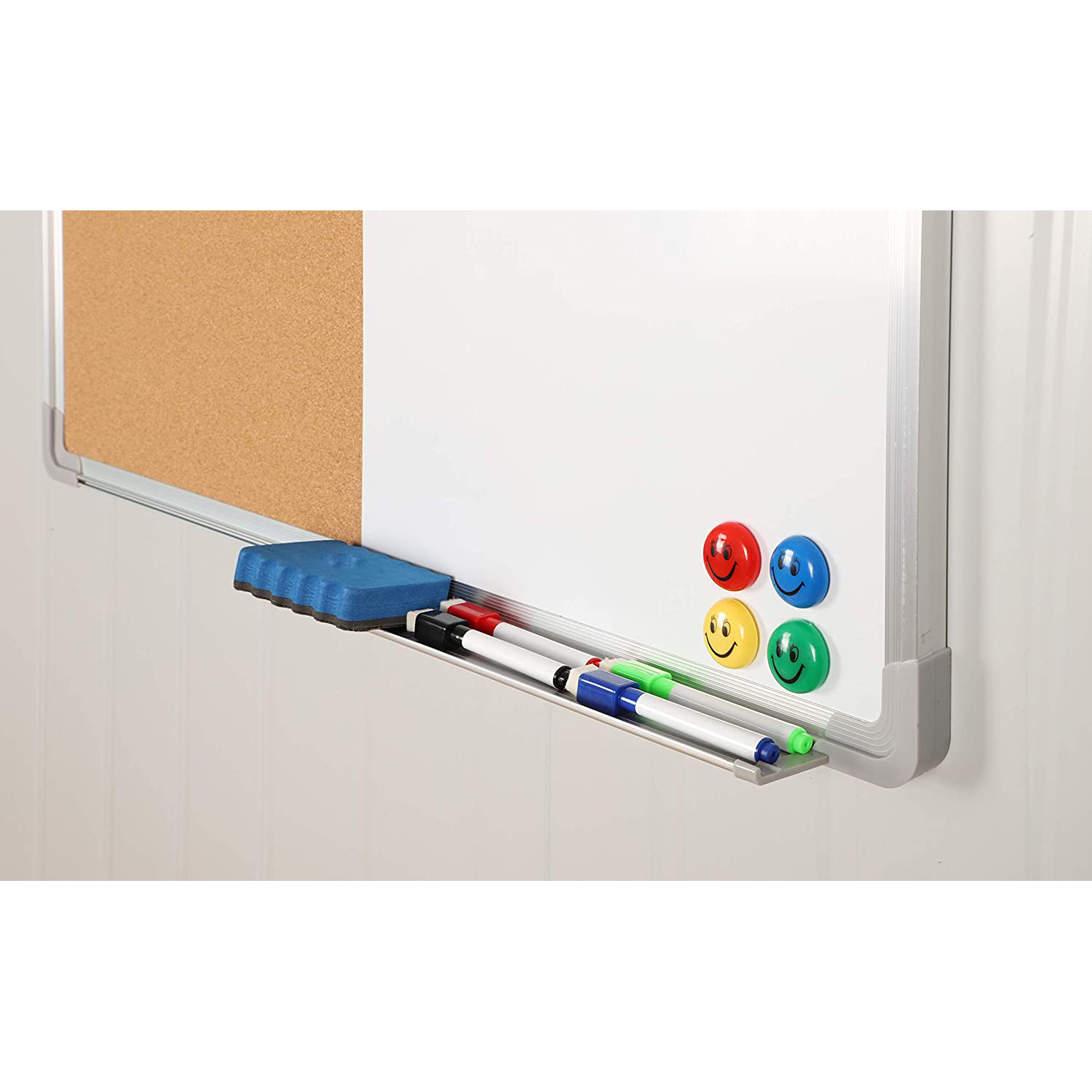 Customized magnetic white chalk writing board, smooth writing and easy erasing, fashionable