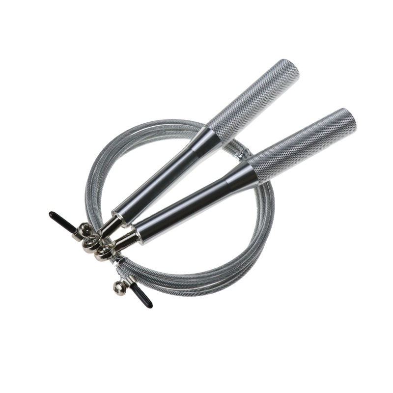 Wholesale Gym Comfortable Foam Handle Adjustable Nylon Heavy Weighted Skipping Jump Rope
