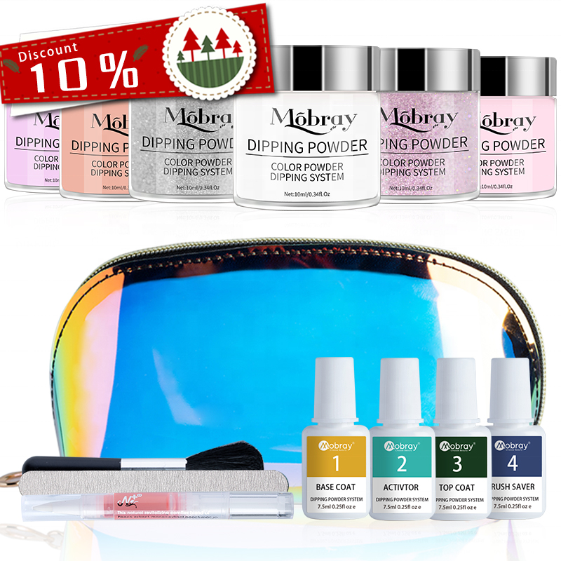 Mobray метка частного назначения порошок для ногтей Starter Kit OEM акриловый Фрезер для ногтей cо шлифовальными Набор для маникюра