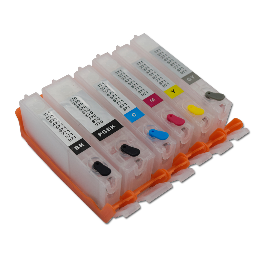 PGI-550 CLI-551 Заполняемые чернильные картриджи для Canon Pixma IP7250 MG5450 MX925 MX725 IX6850 MG6450 MG5550 ip8750 MG7150 MG6350