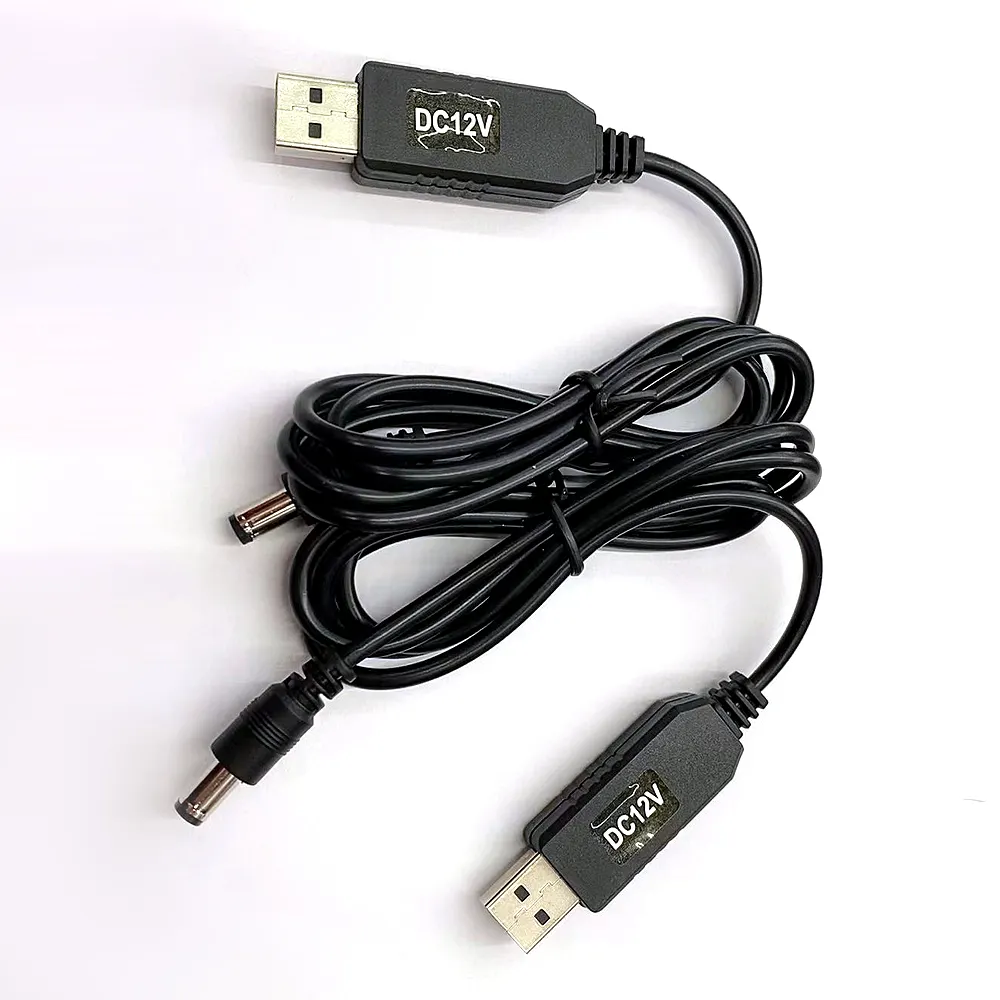Customize 0.8m/1m/2m 5.5x2.1 Usb To Dc Extension Plug Adapter Power Cables 5.5x2.1mm 5521 Usb To Dc Power Adapter Cord Cables
