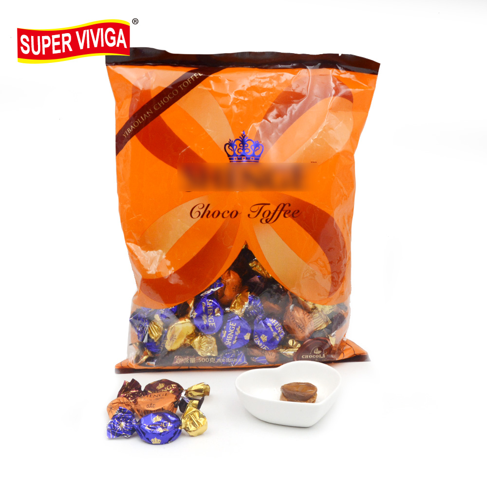 wholesale custom private label halal chocolate toffee candy