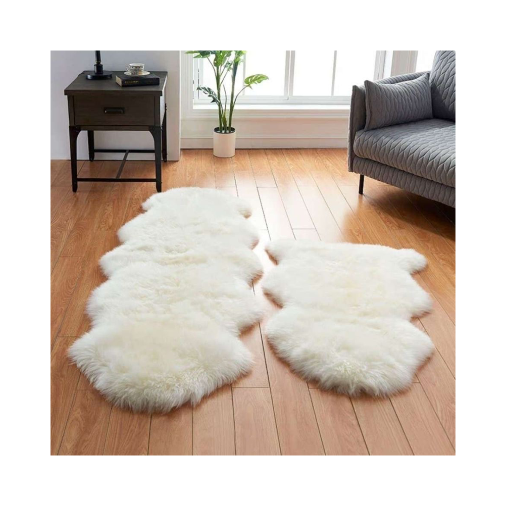 Washable Door Mat Soft And Comfortable sheepskin Shaped Living Room Bedroom Carpet Wholesale Carpet Home Goods Area Rugs