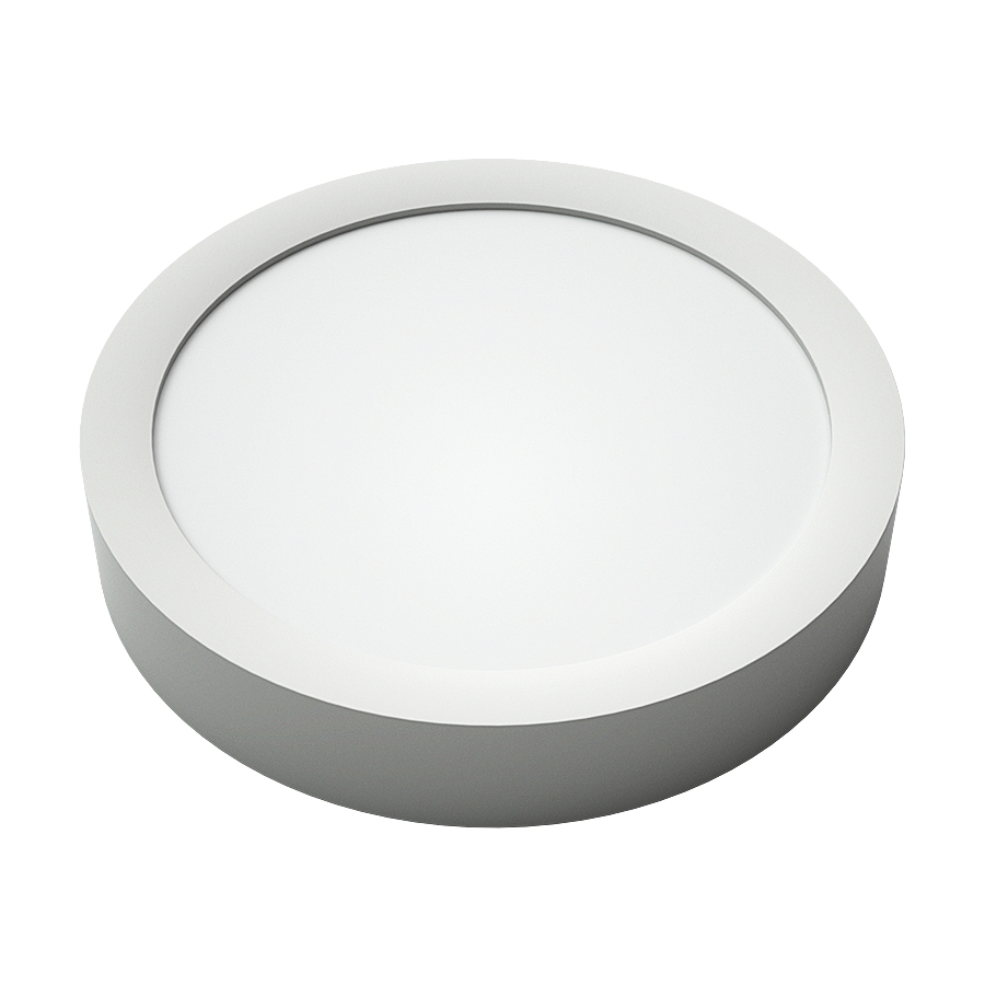 LED SMD Panel Light Shopping Mall Project Celling Round Slim 9 Inch 30W White Power Aluminium Color Material Downlight Type Size
