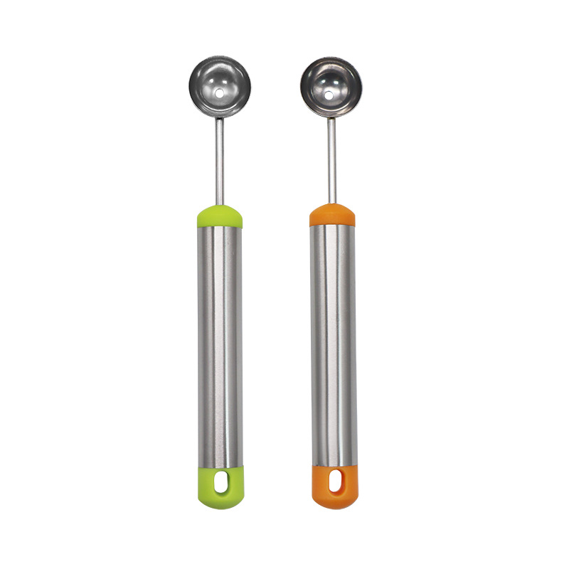 Spot stainless steel fruit scoop household fruit digger kitchen tool single-head fruit scoop ball digger