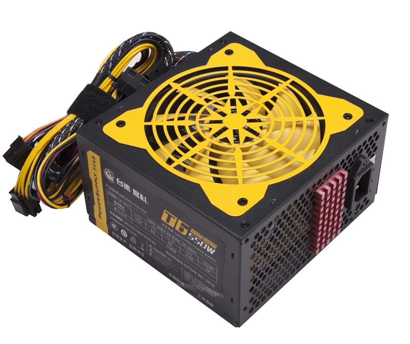 Образовано T6-550 ATX-250W импульсный источник питания светодиодного табло для настольного компьютера Запчасти Цена по прейскуранту завода, высокое качество, недорого