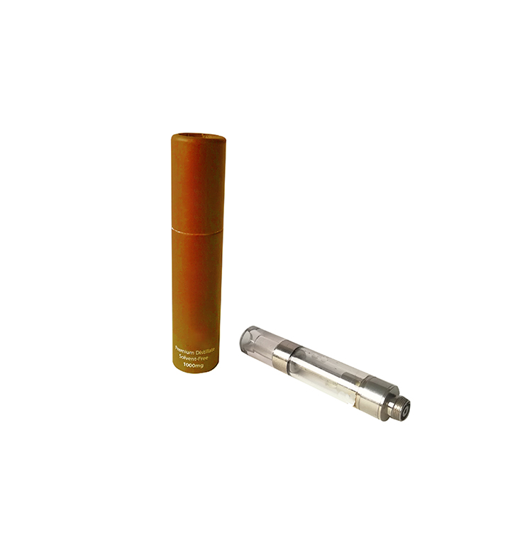 Изготовленная на заказ картонная трубка для полной gram half gram vape патрона круглой упаковки