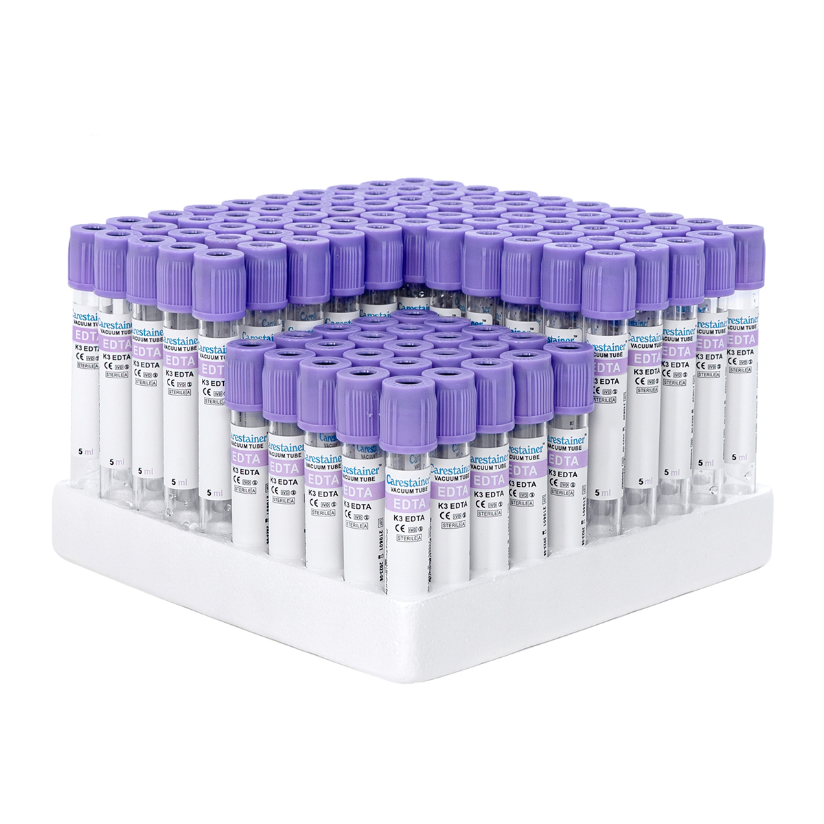 KS Medical Glass PET Fast Delivery 2ml EDTA K2 K3 Vacuum Blood Test Collection Tube