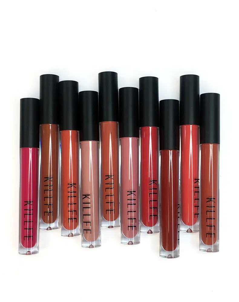 Matte waterproof liquid lipstick and dark red liquid matte lipstick for gloss lipstick liquid