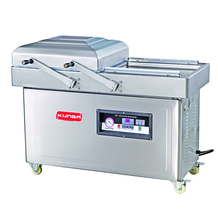 KUNBA Dz-700/2sb Плоский Вакуумный упаковщик с двойной камерой для пищевых продуктов