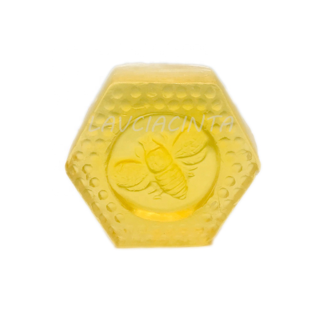 Sweet Honey Scent Honeycomb Soap Baby Shower Favor Natural Quality with Pure Wild Honey