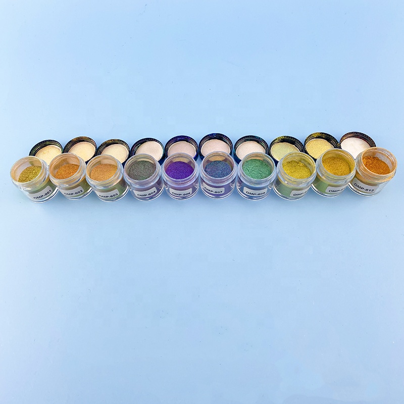 Частная этикетка Multichrome Хамелеон порошок для ногтей из хромового порошка косметический пигмент тени для век