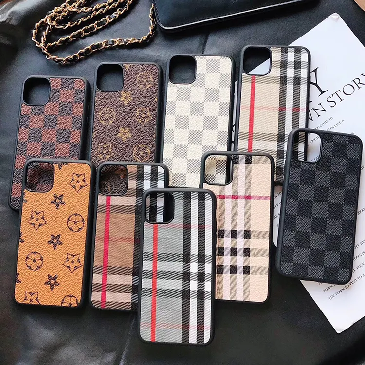 Luxury British style Classic Plaid pattern Mobile phone case for iPhone 12 Pro Max iPhone 12 Pro iPhone 12