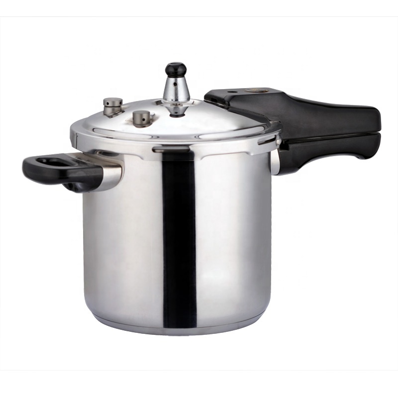 G-shape форме, благодаря чему создается ощущение невесомости с 18 см/4.5L небольшой скороварка посуда из нержавеющей стали 304 материала с зеркальной полировкой и бакелитовая ручка