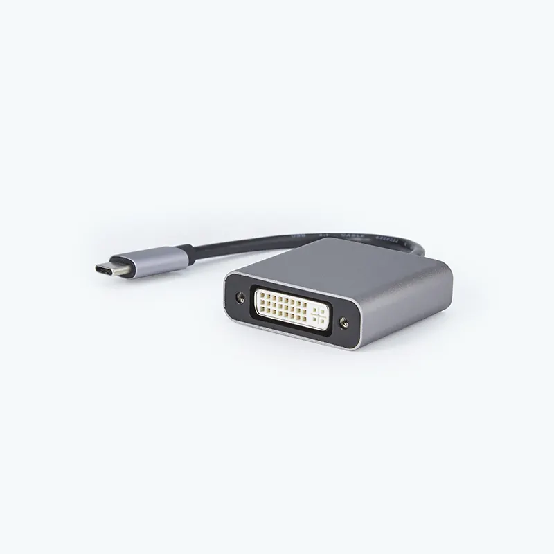 Dvi Adapter USB 3.1 To DVI-D Male To Female Converter 1080P USB Type C To DVI Adapter For Macbook Laptops