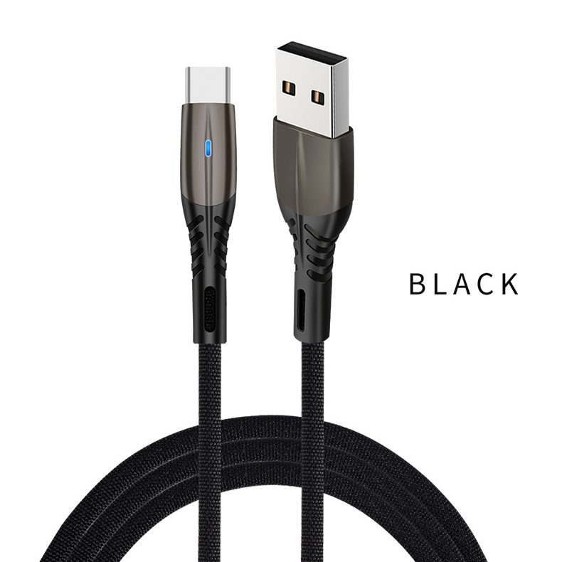 Нейлоновый Плетеный цинковый сплав Micro USB зарядное устройство высокоскоростной кабель для синхронизации данных зарядный шнур