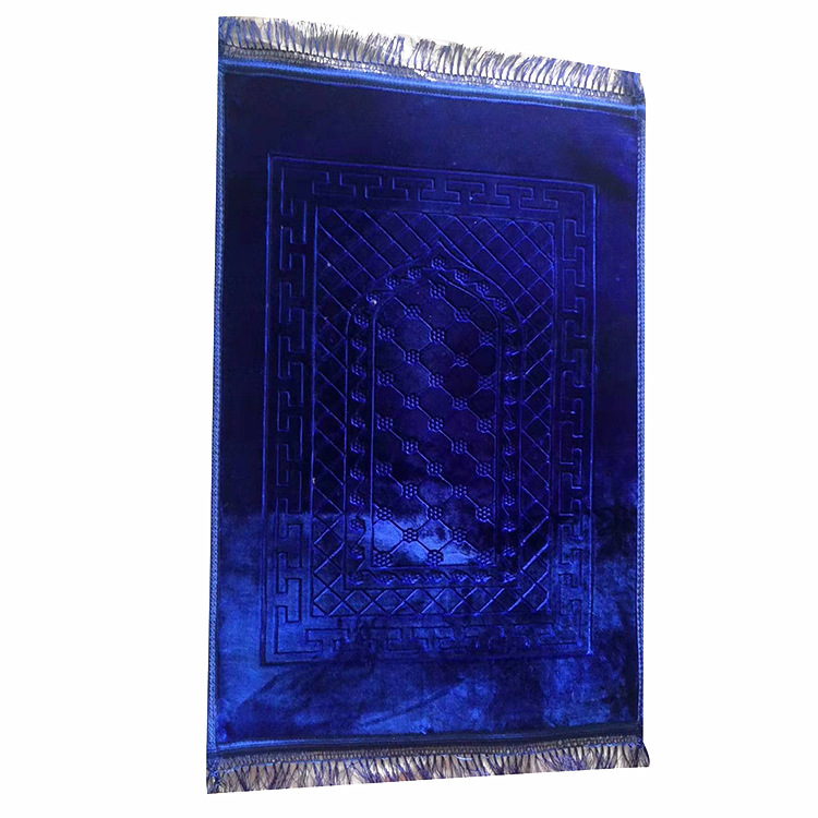 China factory solid color Islam muslim prayer mat