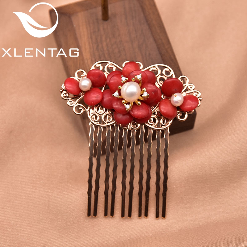 Fashion Designer Korean Hairpin Natural Freshwater Pearl Hair Clips Accessories Jewelry Women