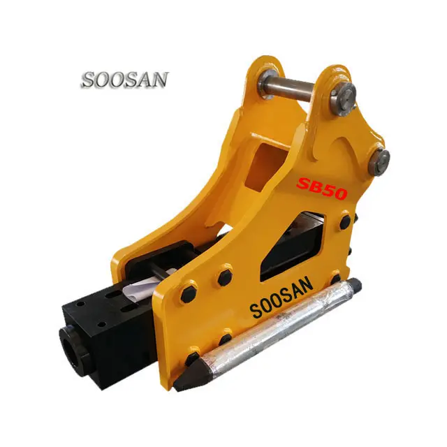 Yantai Hydraulic Hammer Soosan SB50 good quality factory price for excavator loader 100mm chisel