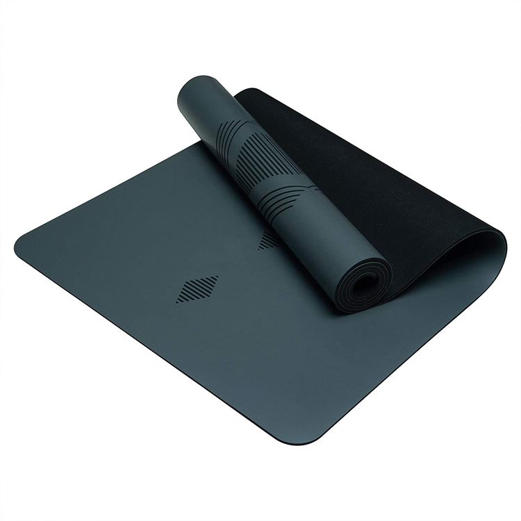 Harbour Custom Natural Rubber PU Yoga Mat Printed Design Ant Slip Eco Polyurethane Leather Non-toxic Mat
