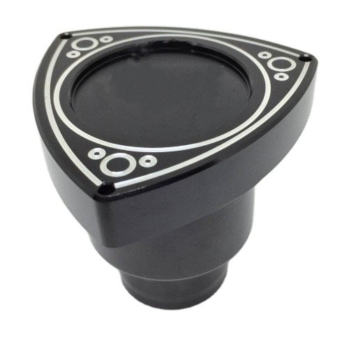 High quality Custom CNC machining 6061 anodized aluminum Rotary oil filler cap