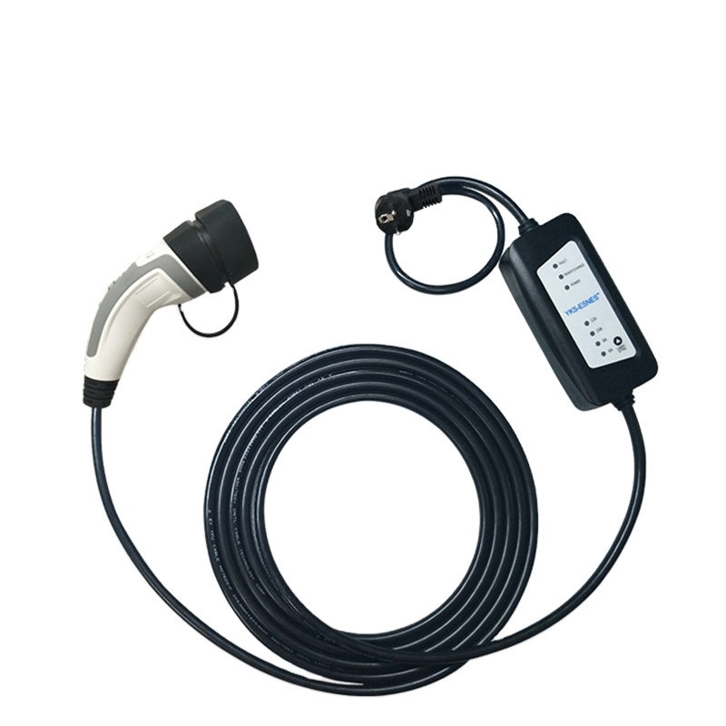 Портативная зарядная станция evse Iec 62196, тип 2, 16 А, 220 В, соответствует стандарту en 61851 ev, адаптер зарядного устройства для нового энергетического автомобиля