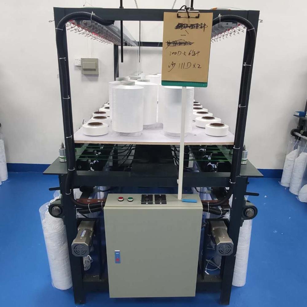 New high speed full automatic face mask elastic rope/cord/earloop/ear band/straps/ear loop knitting making machine