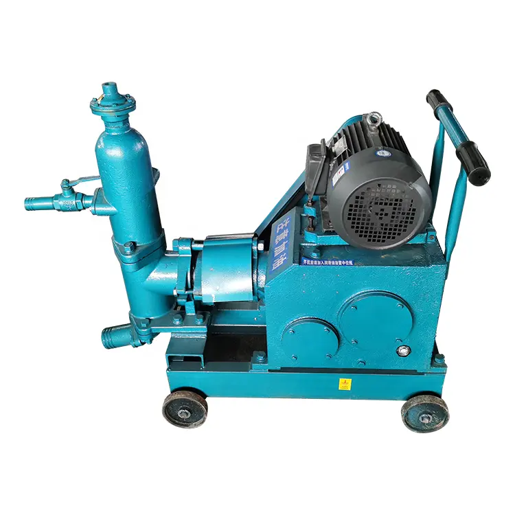 Concrete Small Pump Small Mobile Prestressed Plaster Screed Machine Electric High Pressure Concrete Mixing Grout Mortar Pump